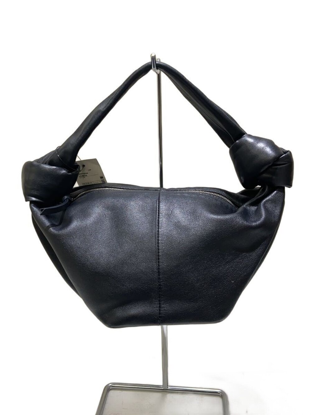 Bottega Veneta Jodie Knot Hobo Bag Leather Black